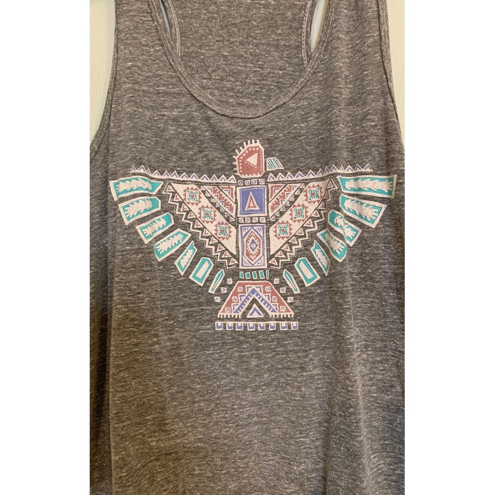 Poolhouse Medium‎ Aztec Bird Pattern Tank